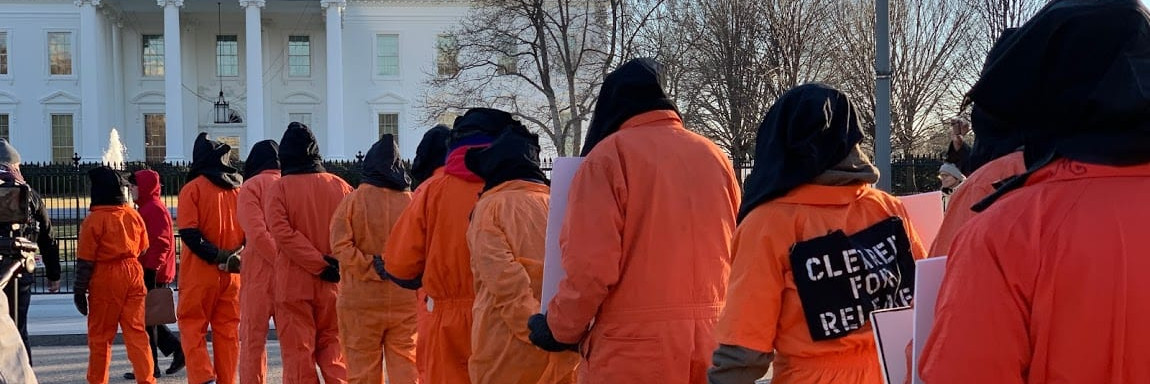 Guantanamo Prisoners in Orange